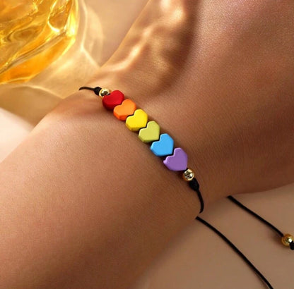 Pride Hearts Bracelet