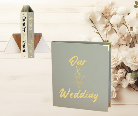 Personalized Lesbian Wedding Binder